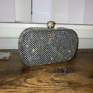 Elegant Rhinestone Clutch with extra hardware